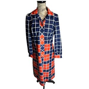 Vintage 60/70’s Lorch Windowpane Dress